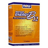 NOW FOODS  Vitamin B-12, Instant Energy - 75 packets (vitamina B12 in bustine)