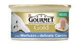 Gourmet gold mousse con merluzzo e delicate carote 85 gr