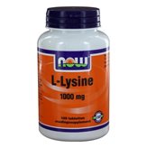 NOW FOODS L-Lysine Double Strenght 1000mg 100 tablets - Lisina