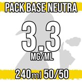 Base Neutra 50VG 50PG con Nicotina 3,3 mg/ml - 240ml