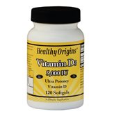 Healthy Origins Vitamin D-3 5000iu 120 softgels - Vitamina D3