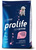 Prolife Sensitive Puppy Medium/Large Agnello e Riso - 10 kg