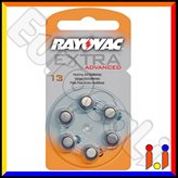 Rayovac Misura 13 - Blister 6 Batterie per Protesi Acustiche