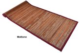 Bamboo washed tappeto corsia multiuso - Colore / Disegno : AZZURRO, Taglia / Dimensione : 50x100 cm.