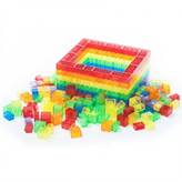 Mini blocks traslucenti borgione - 500 pezzi in contenitore