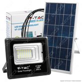 V-Tac 25W LED Solar Floodlight 6000K - SKU 94006