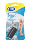 Scholl Velvet Soft Roll Con Cristalli Di Diamante 2 Ricambi Roll Extraesfoliante + Roll Soft Touch