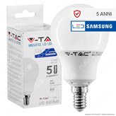 V-Tac PRO VT-269 Lampadina LED E14 9W Bulb A60 Chip Samsung - SKU 115 / 116 - Colore : Bianco Naturale