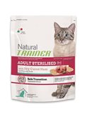 Natural trainer Sterilised gatto Adult con prosciutto crudo 1,5 kg