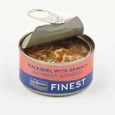 Fish4Dogs Finest Alimento Umido per Cani Sgombro con Carote e Spinaci 85g