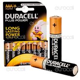 Duracell Plus Power Alcaline Ministilo AAA - Blister 8 Batterie