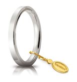 Fede Nuziale Unoaerre Cerchi di Luce 2,5 mm Oro Bianco - Misura anello : 16-Incisione: Nessuna