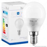 Ideal Lux Lampadina LED E14 7W MiniGlobo P45 - Colore : Bianco Naturale