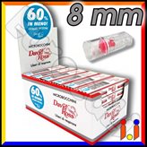 David Ross Microbocchini 8mm in plastica riutilizzabili per sigarette regular - Box 36 Blister da 10