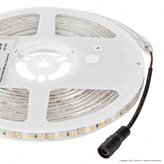 V-Tac VT-3528-120 Striscia LED Flessibile 40W SMD Monocolore 120 LED/metro IP65 12V - Bobina 5m - SKU 212038 / 212044 / 212037 - Colore : Bianco Naturale