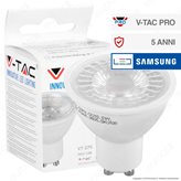 V-Tac PRO VT-275 Lampadina LED GU10 5W Faretto Spotlight Chip Samsung - SKU 108