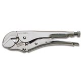 Lock-grip pliers with articulated lower jaw - a mm : 45, L mm : 235
