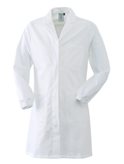 Camice Corto da Donna Bianco Per Medico Farmacista Laboratorio 100% cotone - Bianco, XS