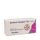 Aciclovir 5% Crema Sandoz 3g