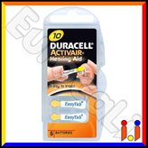 Duracell Activair Misura 10 - Blister 6 Batterie per Protesi Acustiche