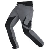 Pantaloni da lavoro Stretch Elasticizzati Multitasche Slim Fit invernali - Colore : Grigio- Taglia : M