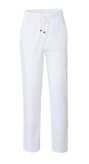 Pantalone Bianco Uomo Donna X Parrucchiera Estetista Benessere Solarium 145 g - Bianco, XS