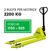 Transpallet Manuale 1150 x 525 2 Ruote