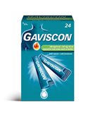 Gaviscon*24 bust orale sosp 500 mg/10 ml + 267 mg/10 ml menta