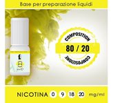 LOP Base NicoBooster 80/20 - 10ml - Nicotina : 20mg/ml