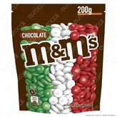 M&M's Chocolate Tricolore Confetti con Morbido Cioccolato al Latte - Busta da 200g