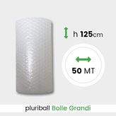 Pluriball bolle grandi altezza 125 cm lunghezza 50 mt