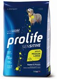 Prolife Sensitive Adult Medium/Large Coniglio e Patate - 10kg