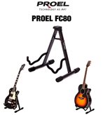 Proel Proel FC80 Supporto per chitarra Acustica Classica elettrica Basso, Grigio Antracite