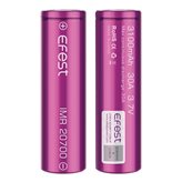 Efest EMR 20700 3100 mAh 30A Batterie Ricaricabili Litio - mAh : 3100 mAh