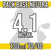 Base Neutra 70VG 30PG con Nicotina 4,1 mg/ml - 130ml