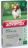 Advantix Spot On 1 pipetta per cani fino a 4 kg