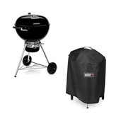 Barbecue a Carbone Weber Master-Touch GBS Premium E-5770 + Custodia per Barbecue Weber - 7186