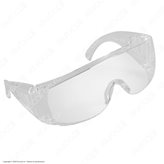 Occhiali Protettivi DPI per Protezione Occhi in Policarbonato Trasparente Robusto 2mm Marchio CE