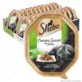 Sheba Creazioni Speciali in Salsa Cibo per Gatti con Coniglio, Anatra e Verdure - 22 Vaschette da 85g