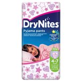 Huggies DryNites Girl Pannolini Mutandina Notte Bambina Talgia M (4-7 Anni) 10 Pannolini
