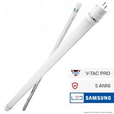 V-Tac PRO VT-151 SMD Tubo LED Nano Plastic T8 G13 22W Chip Samsung Lampadina 150cm - SKU 656 / 657 / 658 - Colore : Bianco Naturale
