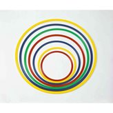 Cerchio in nylon colorato sezione piatta 70 cm