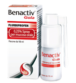 Benactiv Gola Spray Orale 15 ml 0,25%