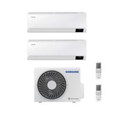Climatizzatore Samsung CEBU R32 Wifi Dual Split Inverter 12000 + 12000 BTU + AJ050TXJ2KG/EU A+++/A++