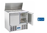 Saladette Refrigerata GN 1/1 con Top Inox Apribile - Temperatura 0/+8°C - Modello CR90A