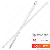 V-Tac VT-1612 SMD Tubo LED Nano Plastic T8 G13 12W Lampadina 120cm - SKU 6477 / 6478 - Colore : Bianco Caldo