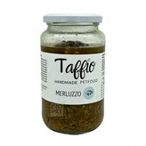 TAFFIO PET FOOD - MERLUZZO CON CAROTA, PATATA, MELA E ZUCCHINA - PESO : 480g