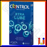 Control Xtra Lube - 6 Preservativi