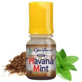 Havana Mint Cyber Flavour Aroma Concentrato 10ml Tabacco Sigaro Menta Lime