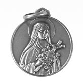Medaglia in Argento di Santa Teresa di Lisieux